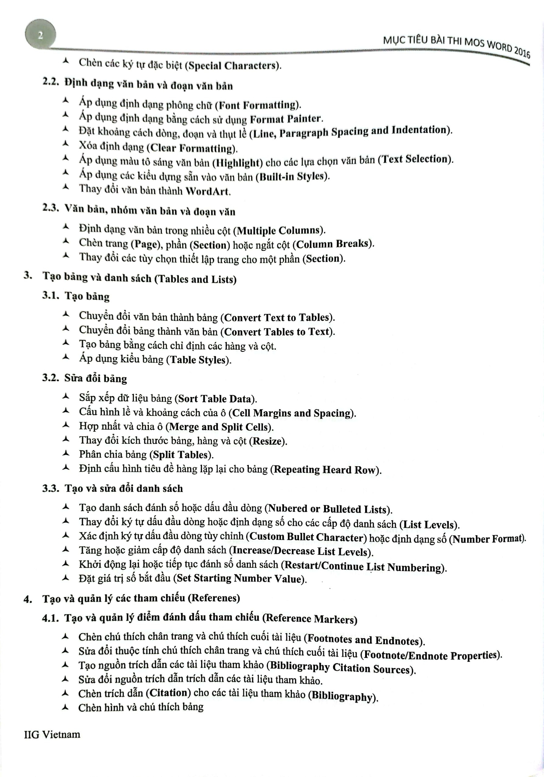 microsoft office word 2016 - microsoft office specialist