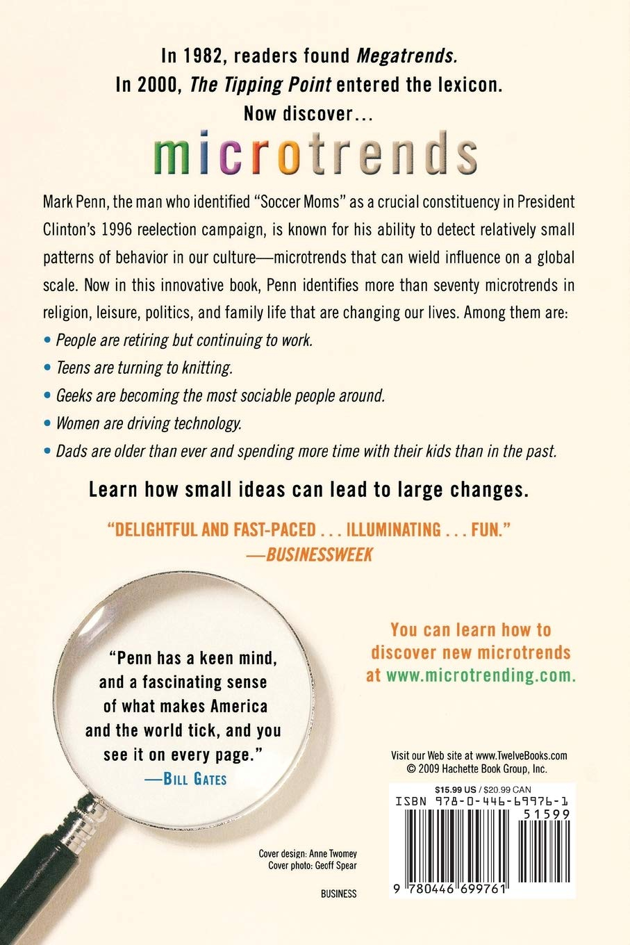 microtrends: the small forces behind tomorrow's big changes