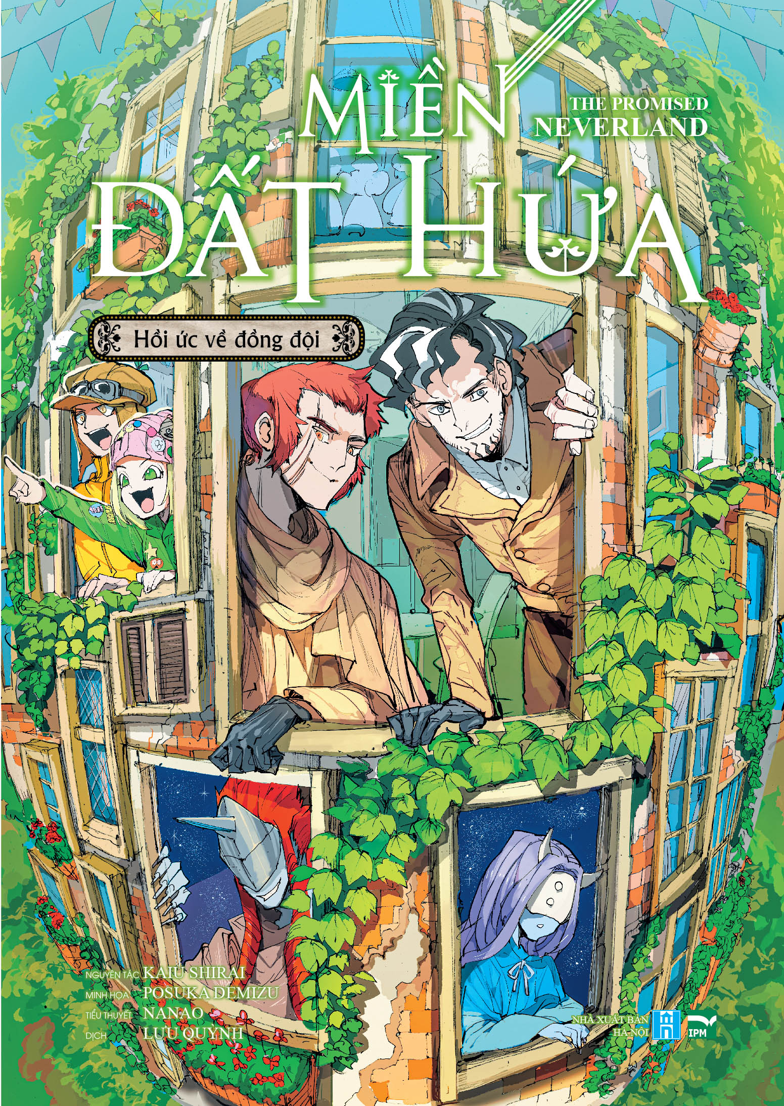 miền đất hứa - the promised neverland - hồi ức về đồng đội - tặng kèm card khung cửa hồi ức