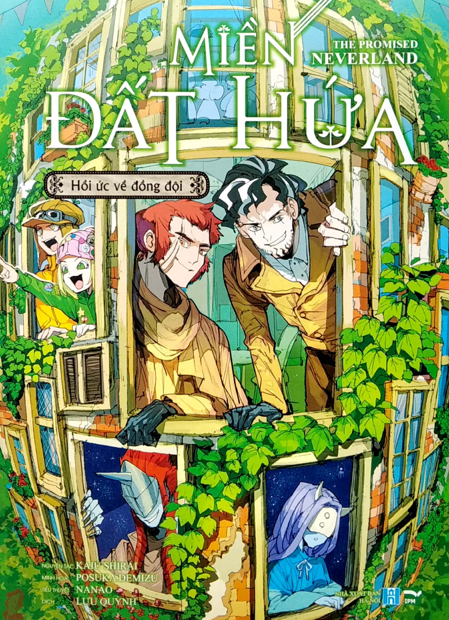 miền đất hứa - the promised neverland - hồi ức về đồng đội - tặng kèm card khung cửa hồi ức