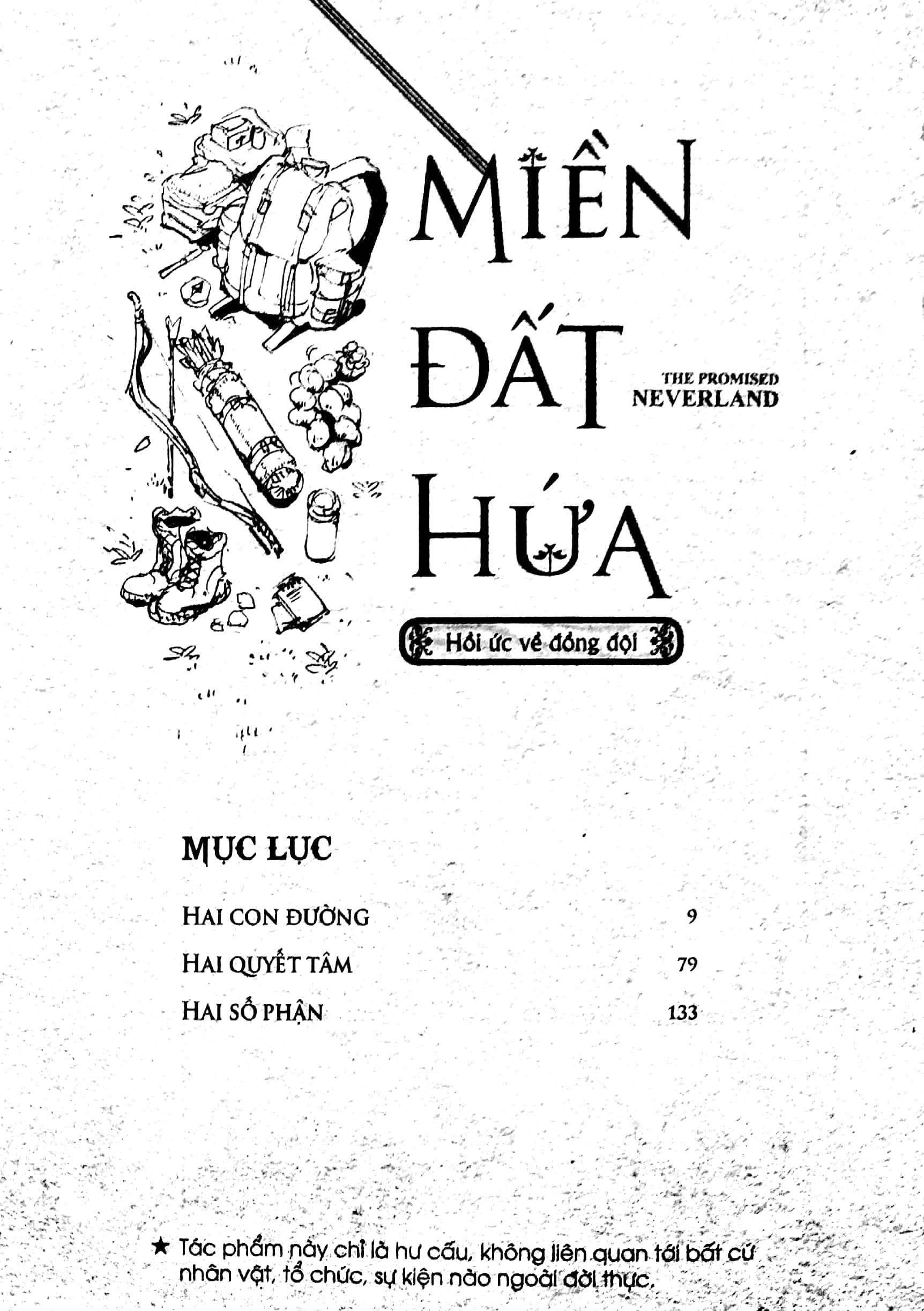 miền đất hứa - the promised neverland - hồi ức về đồng đội - tặng kèm card khung cửa hồi ức