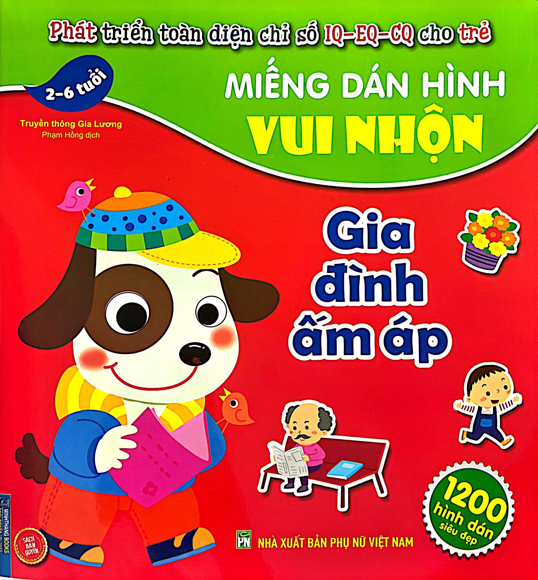 miếng dán hình vui nhộn - gia đình ấm áp (2-6 tuổi)
