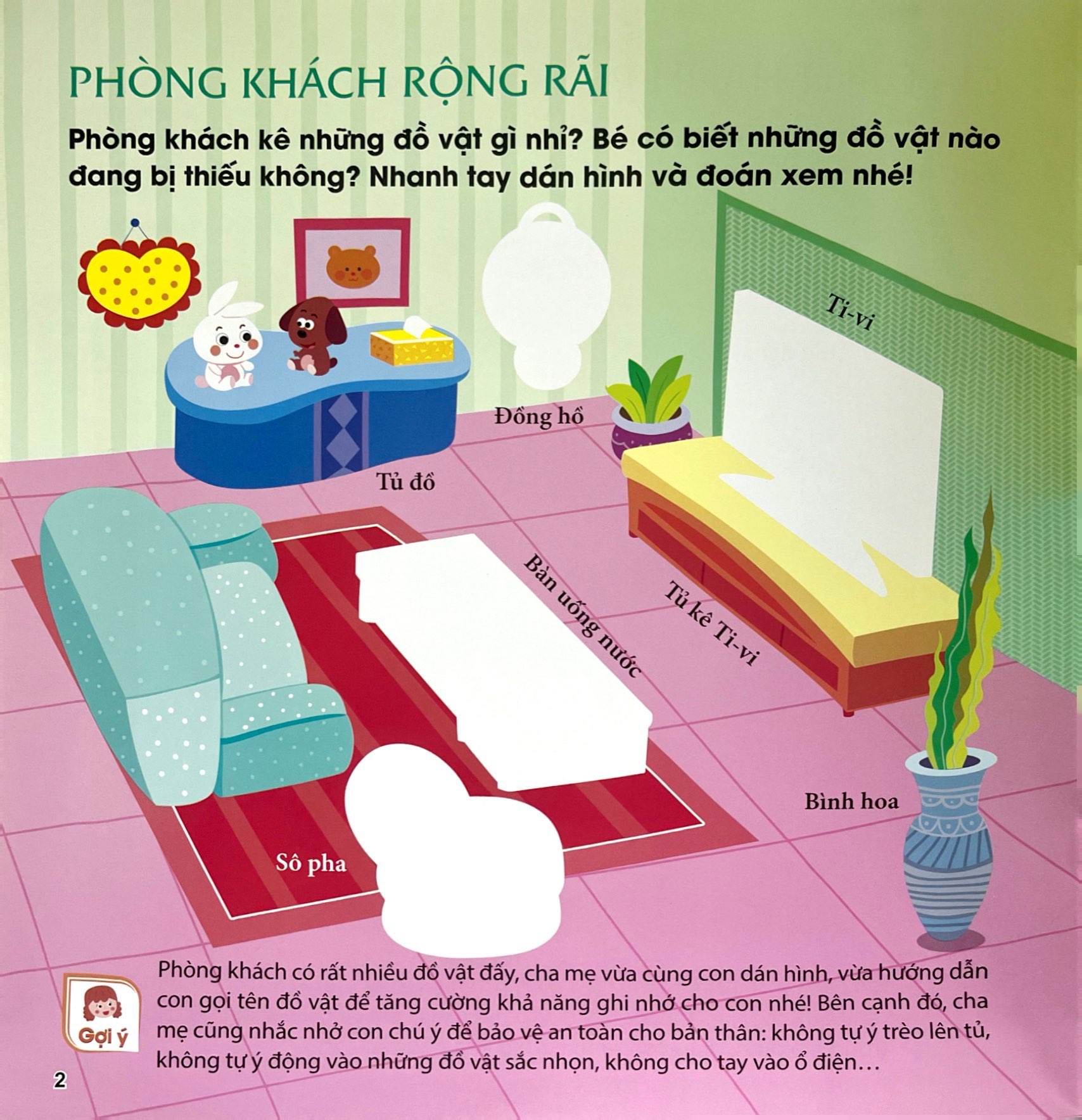 miếng dán hình vui nhộn - gia đình ấm áp (2-6 tuổi)