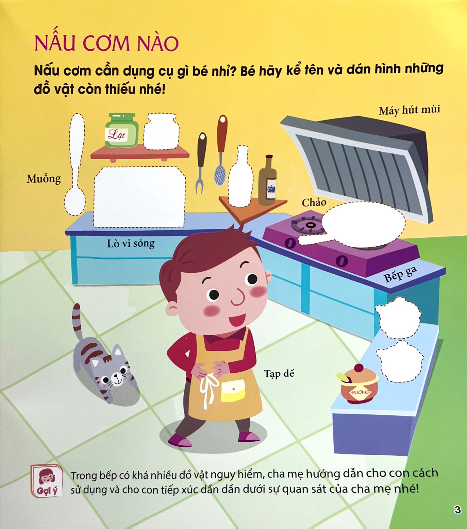 miếng dán hình vui nhộn - gia đình ấm áp (2-6 tuổi)