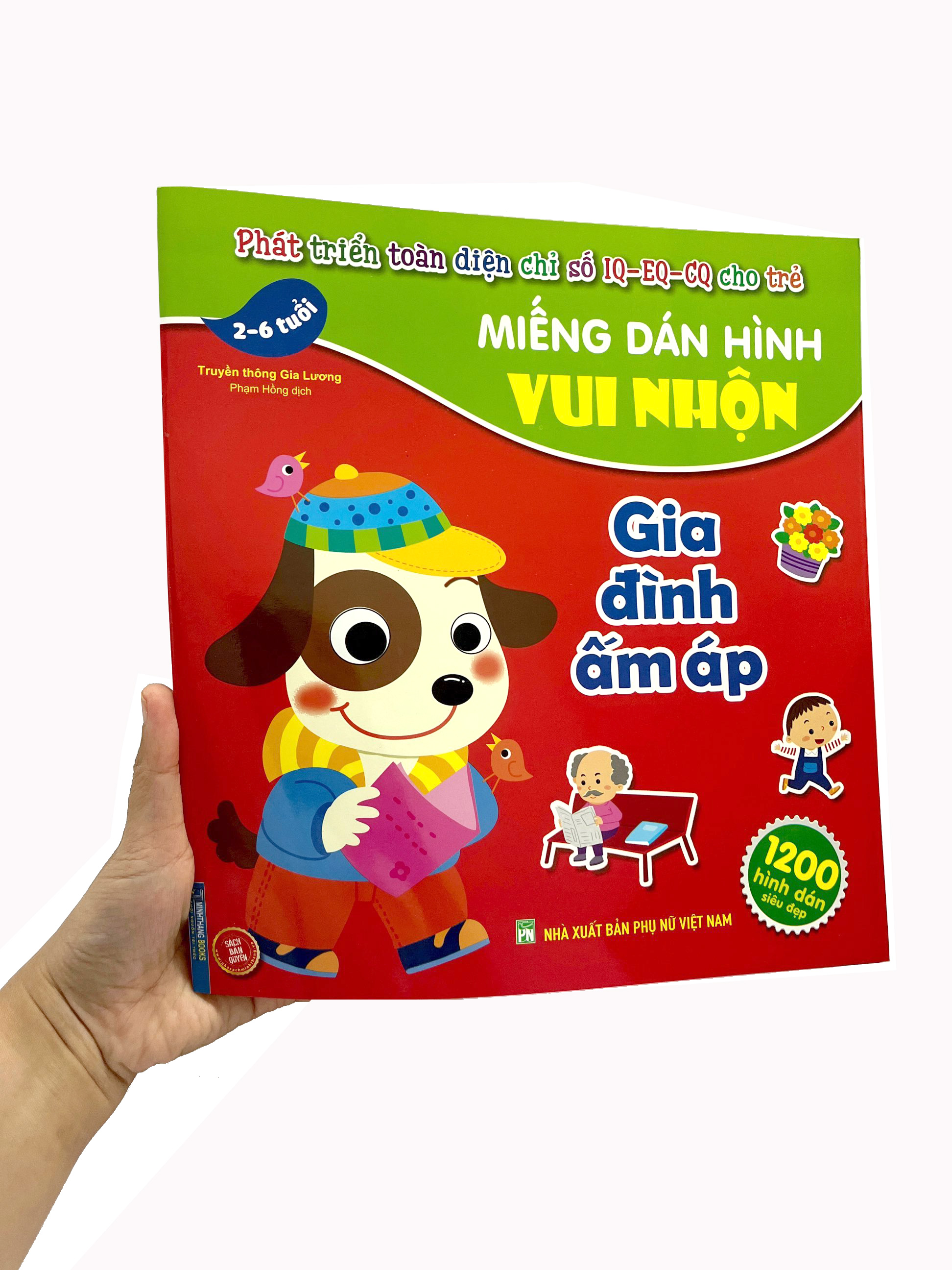 miếng dán hình vui nhộn - gia đình ấm áp (2-6 tuổi)