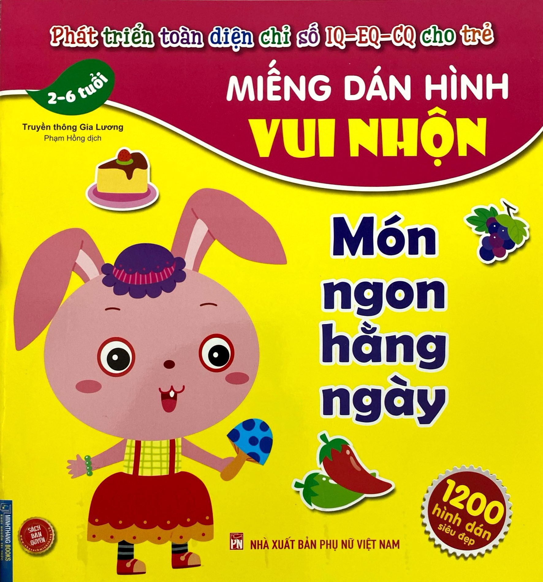 miếng dán hình vui nhộn - món ngon hằng ngày (2-6 tuổi)