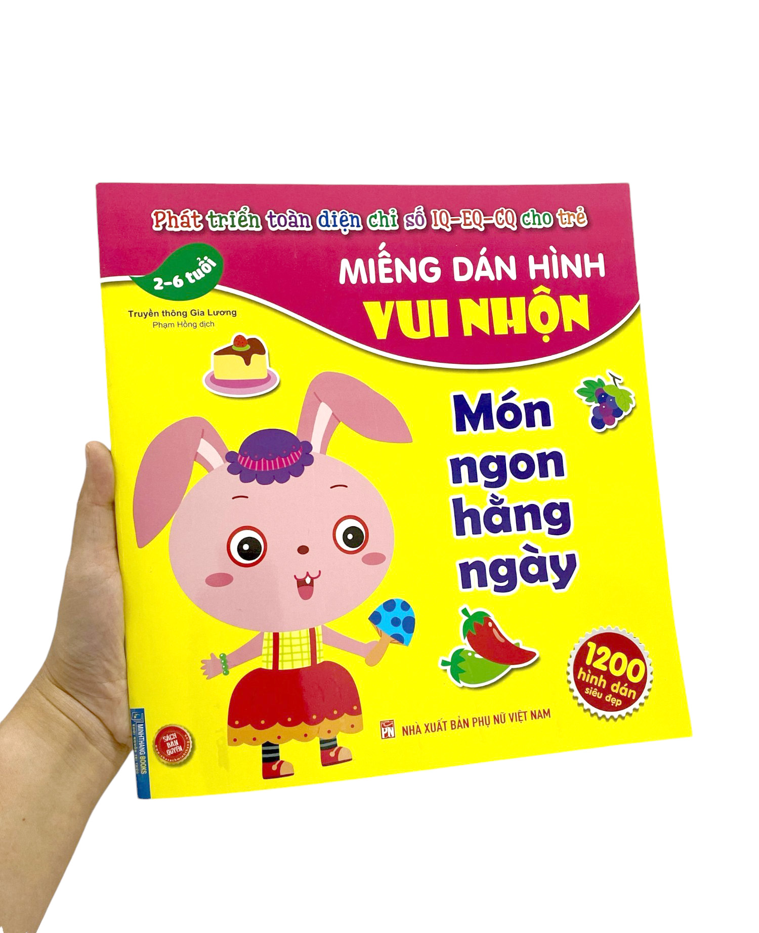 miếng dán hình vui nhộn - món ngon hằng ngày (2-6 tuổi)