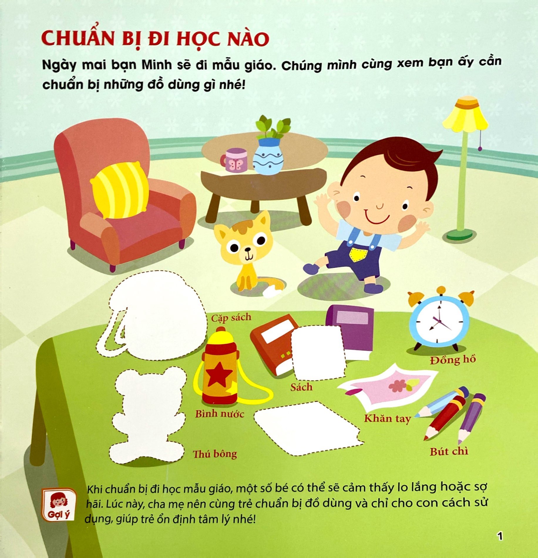 miếng dán hình vui nhộn - một ngày hoàn hảo (2-6 tuổi)