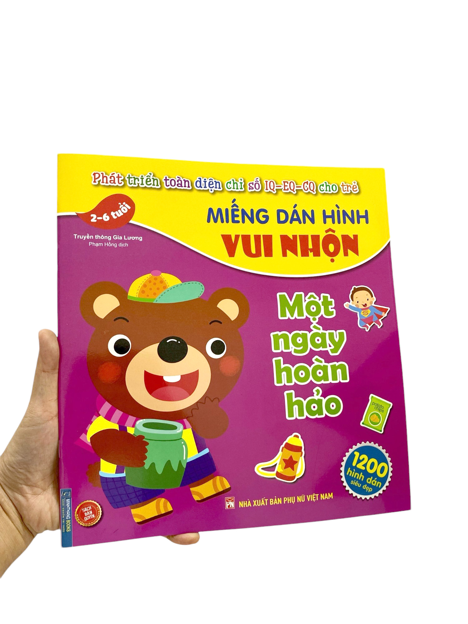 miếng dán hình vui nhộn - một ngày hoàn hảo (2-6 tuổi)