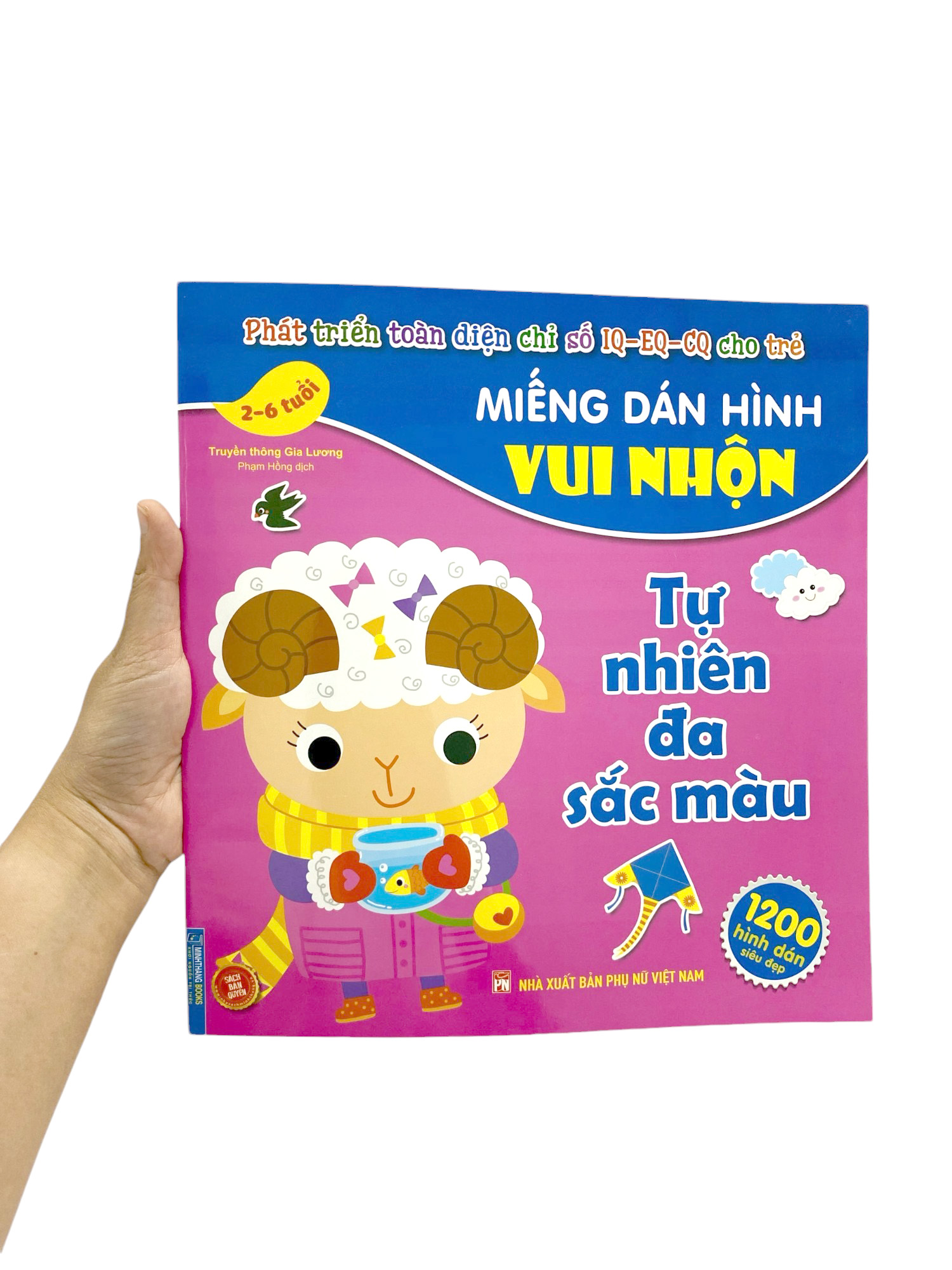 miếng dán hình vui nhộn - tự nhiên đa sắc màu (2-6 tuổi)