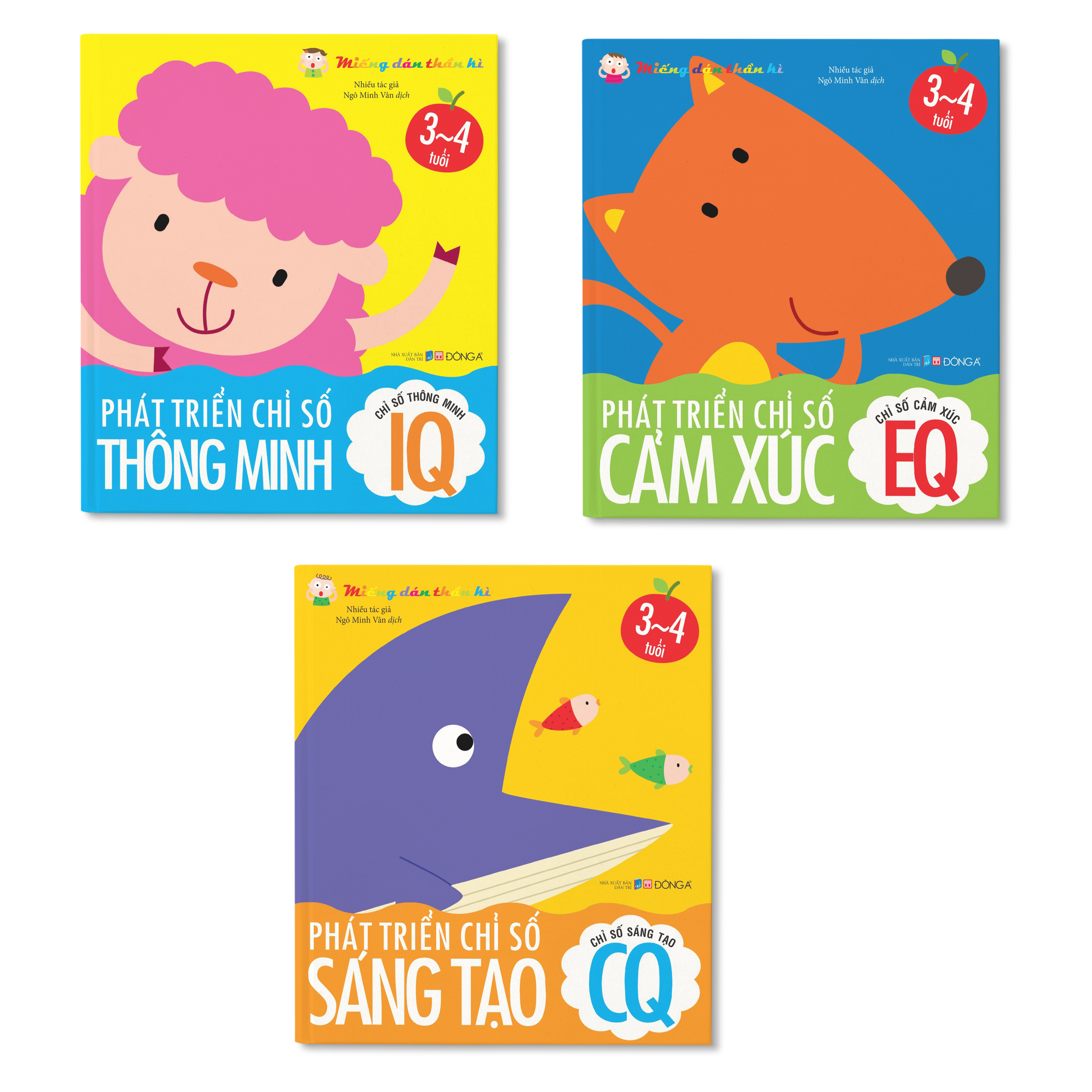 miếng dán thần kì - phát triển chỉ số sáng tạo - chỉ số sáng tạo cq - 3 - 4 tuổi (tái bản 2022)