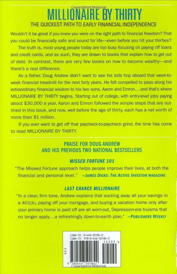 millionaire by thirty : the quickest path to early financial independence