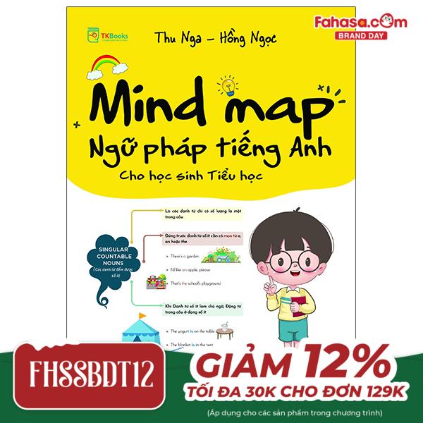 mind map ngữ pháp tiếng anh cho học sinh tiểu học