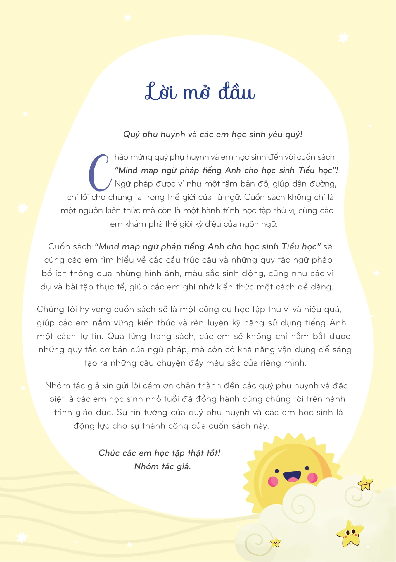 mind map ngữ pháp tiếng anh cho học sinh tiểu học