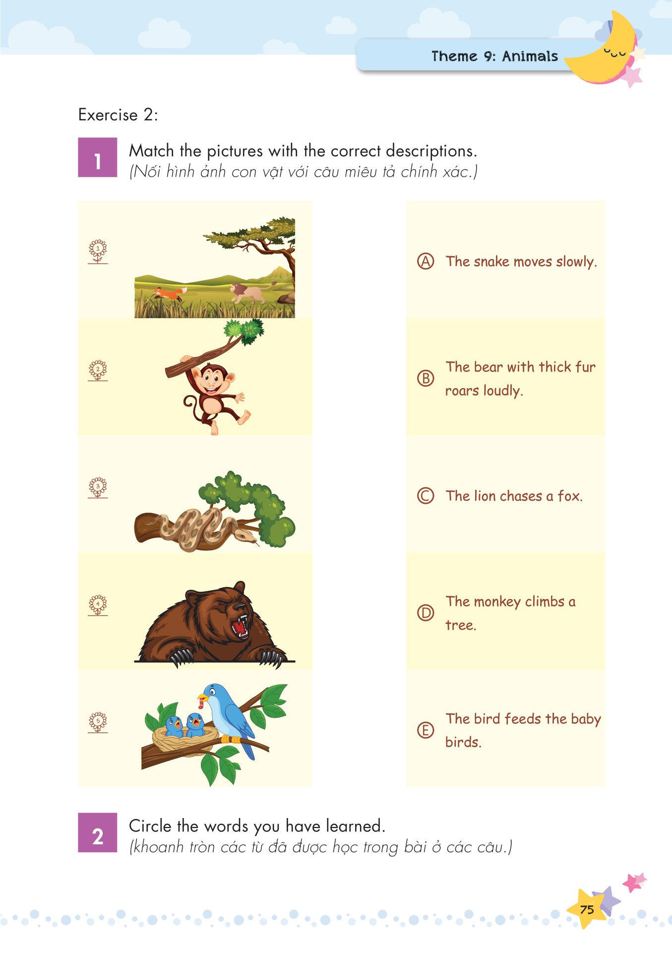 mind map - từ vựng tiếng anh cho học sinh tiểu học