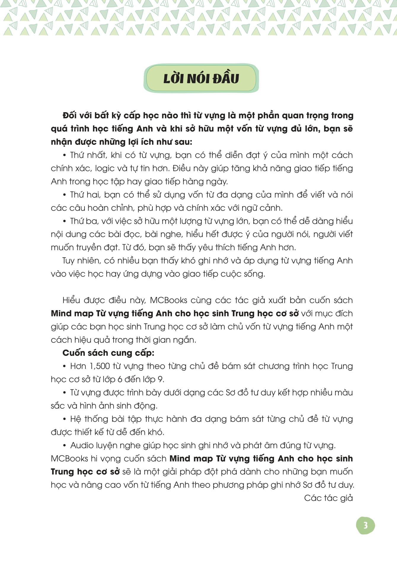 mind map từ vựng tiếng anh dành cho học sinh trung học cơ sở