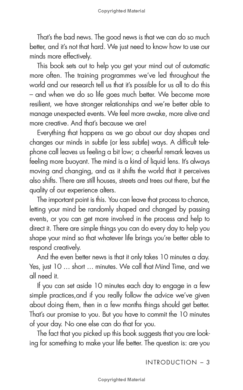 mind time: how ten mindful minutes can enhance your work, health and happiness