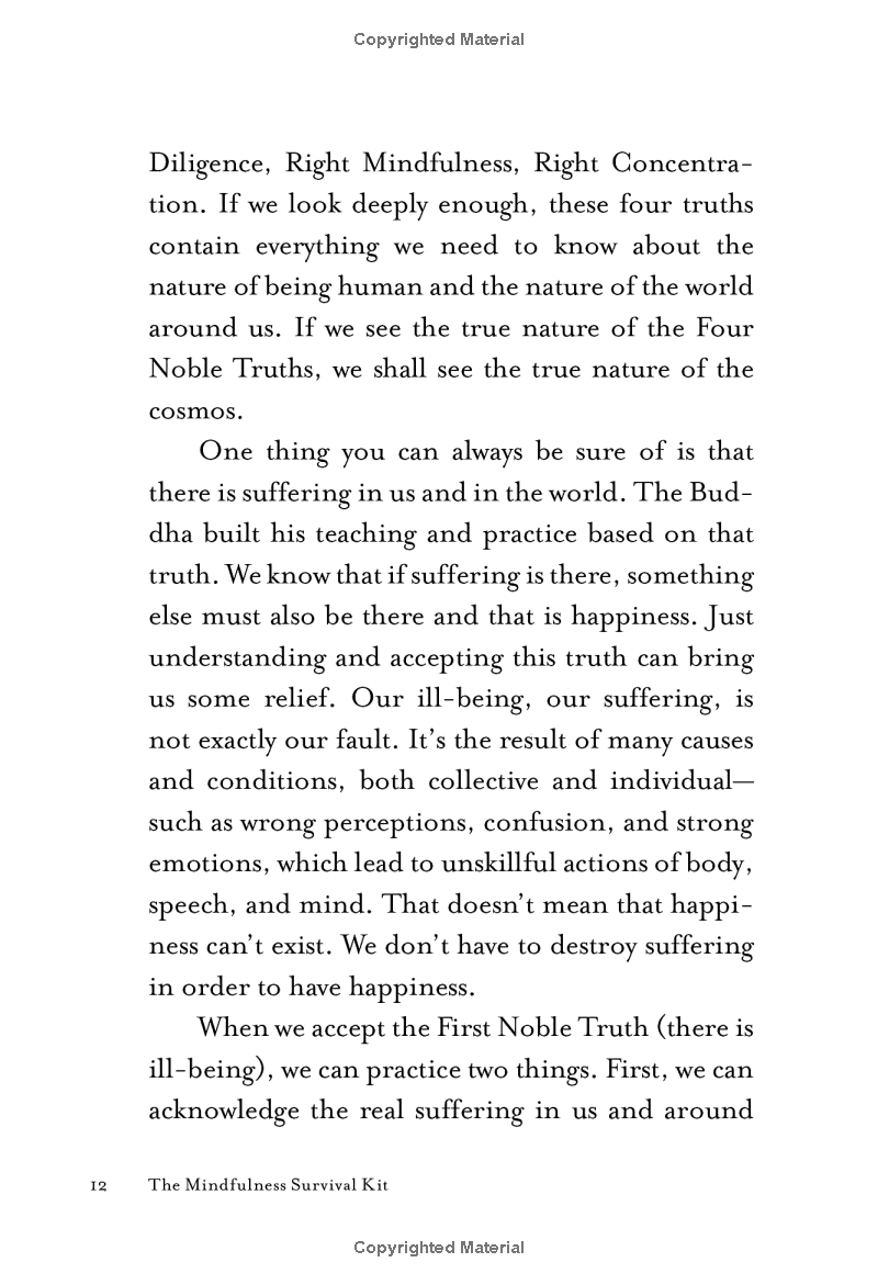 mindfulness survival kit : five essential practices