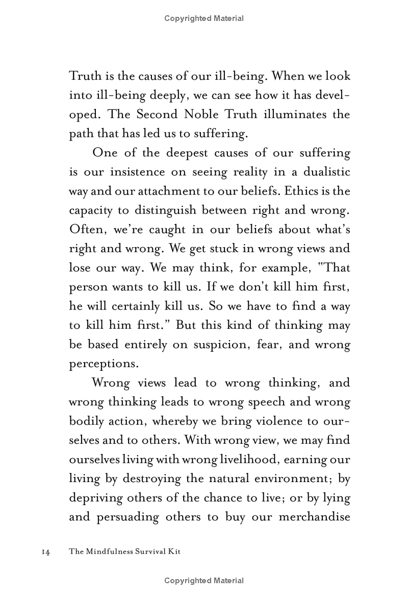 mindfulness survival kit : five essential practices