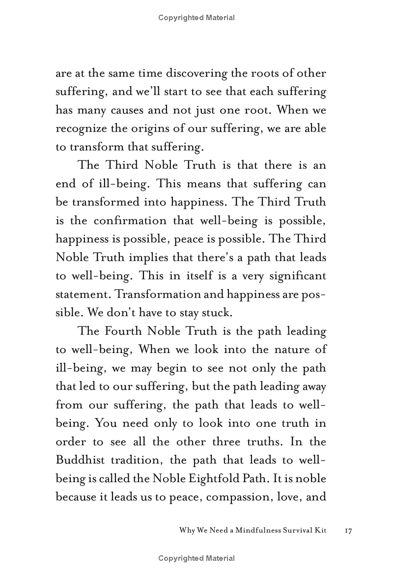 mindfulness survival kit : five essential practices