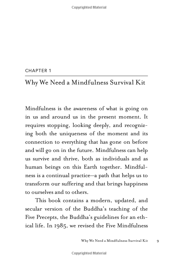 mindfulness survival kit : five essential practices