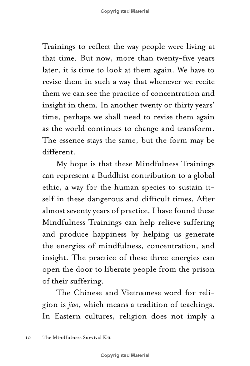 mindfulness survival kit : five essential practices