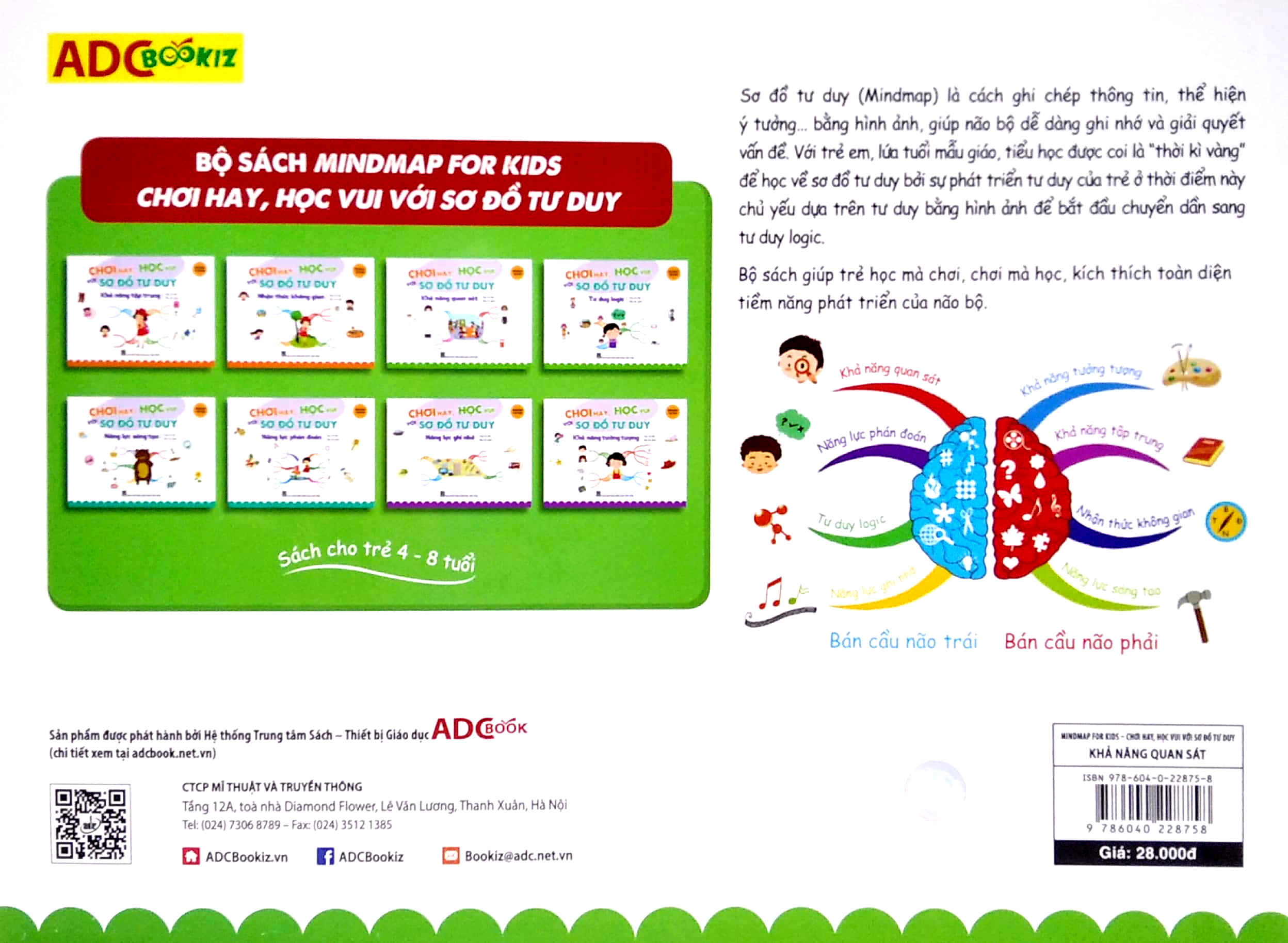 mindmap for kids - chơi hay, học vui với sơ đồ tư duy - khả năng quan sát