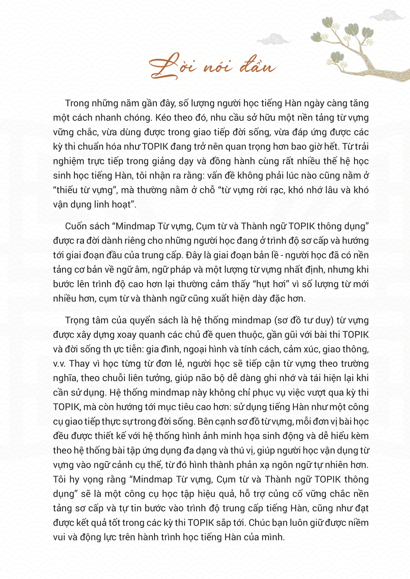 Mindmap Tu Vung, Cum Tu Va Thanh Ngu TOPIK Thong Dung