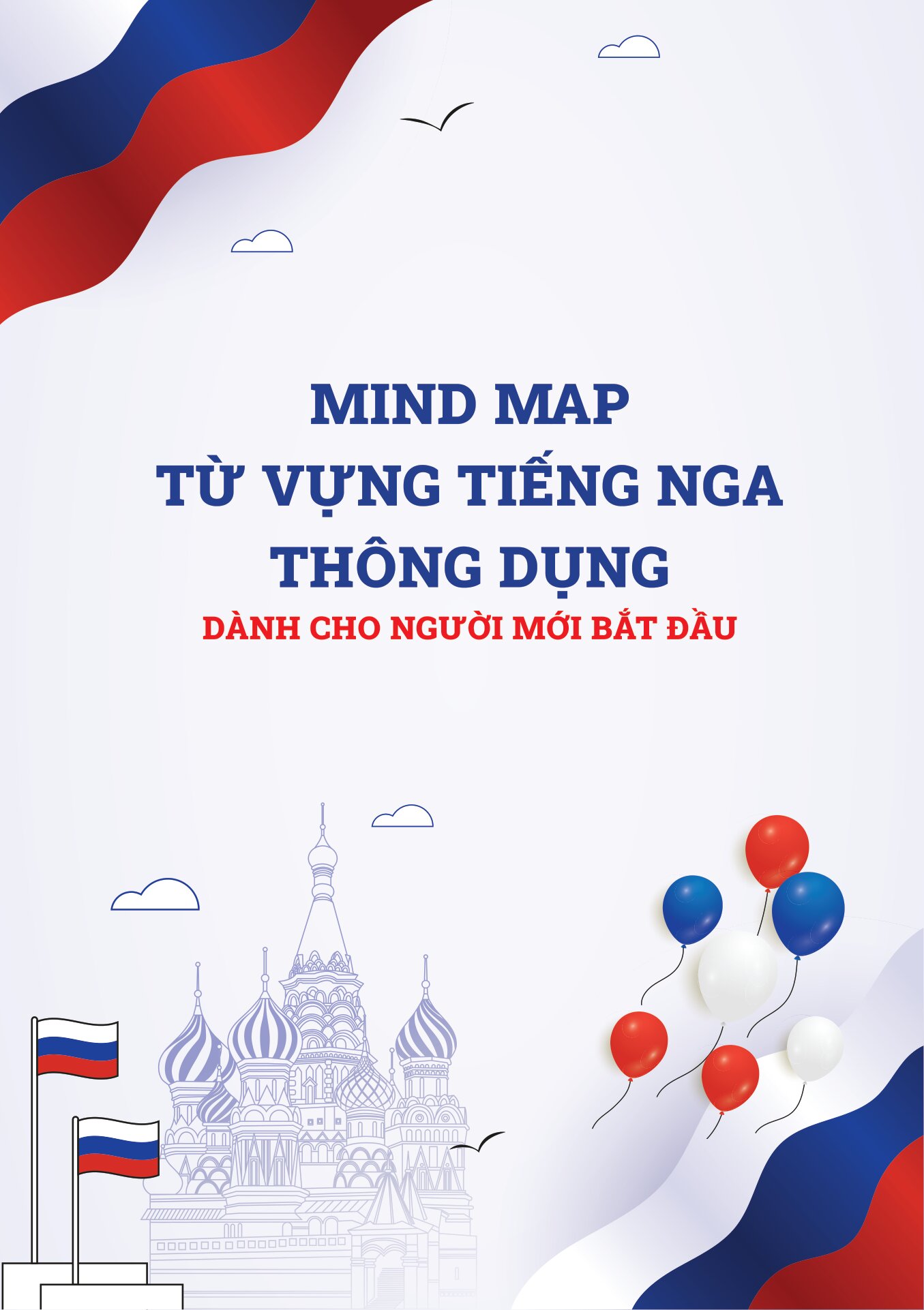 Mindmap Từ Vựng Tiếng Nga Thông Dụng Dành Cho Người Mới Bắt Đầu