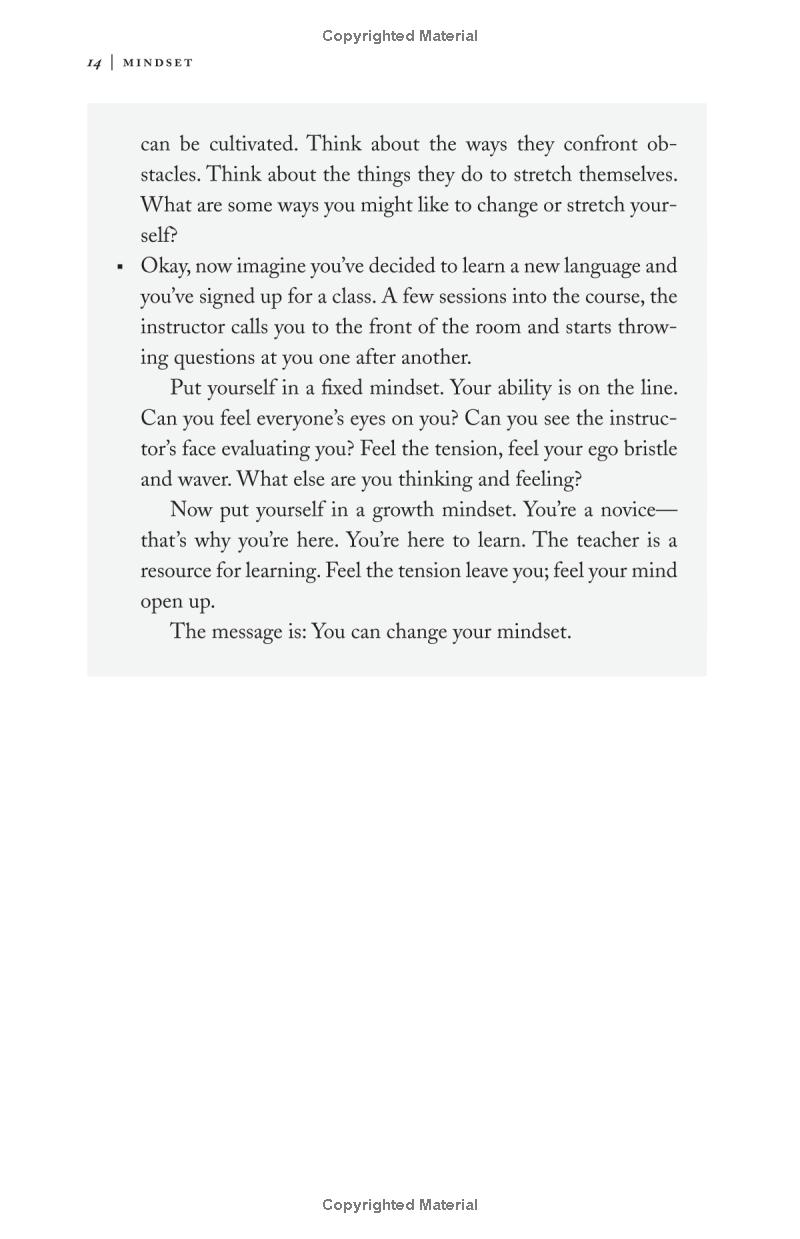 mindset: the new psychology of success