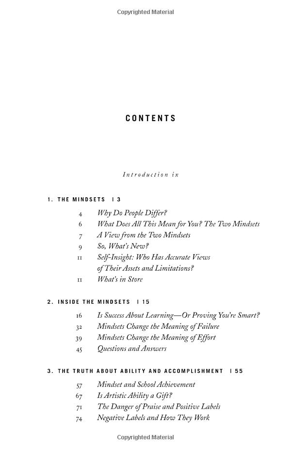 mindset: the new psychology of success