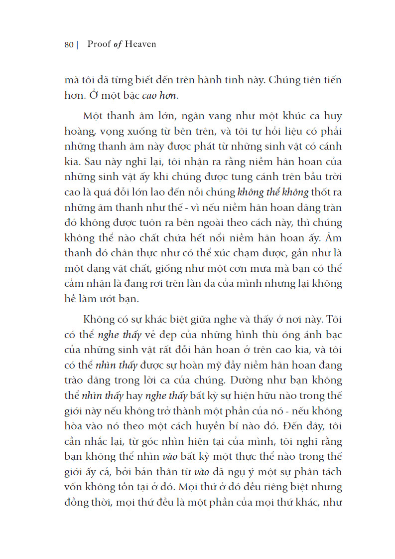 minh chứng thiên đường