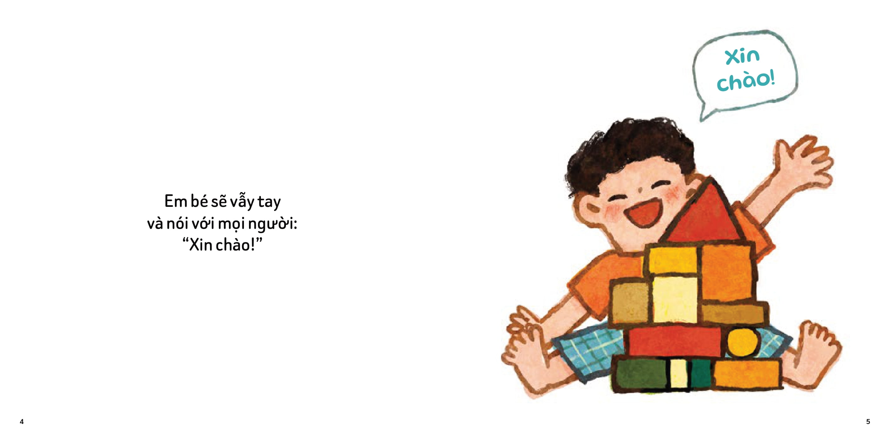 mình cùng làm nhé - chào hỏi