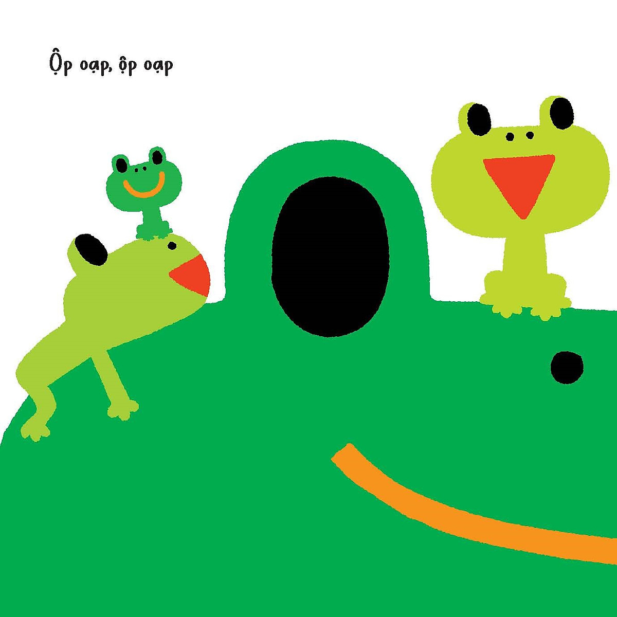 mình cùng vui chơi nhé! - ộp oạp, ộp oạp! màu xanh