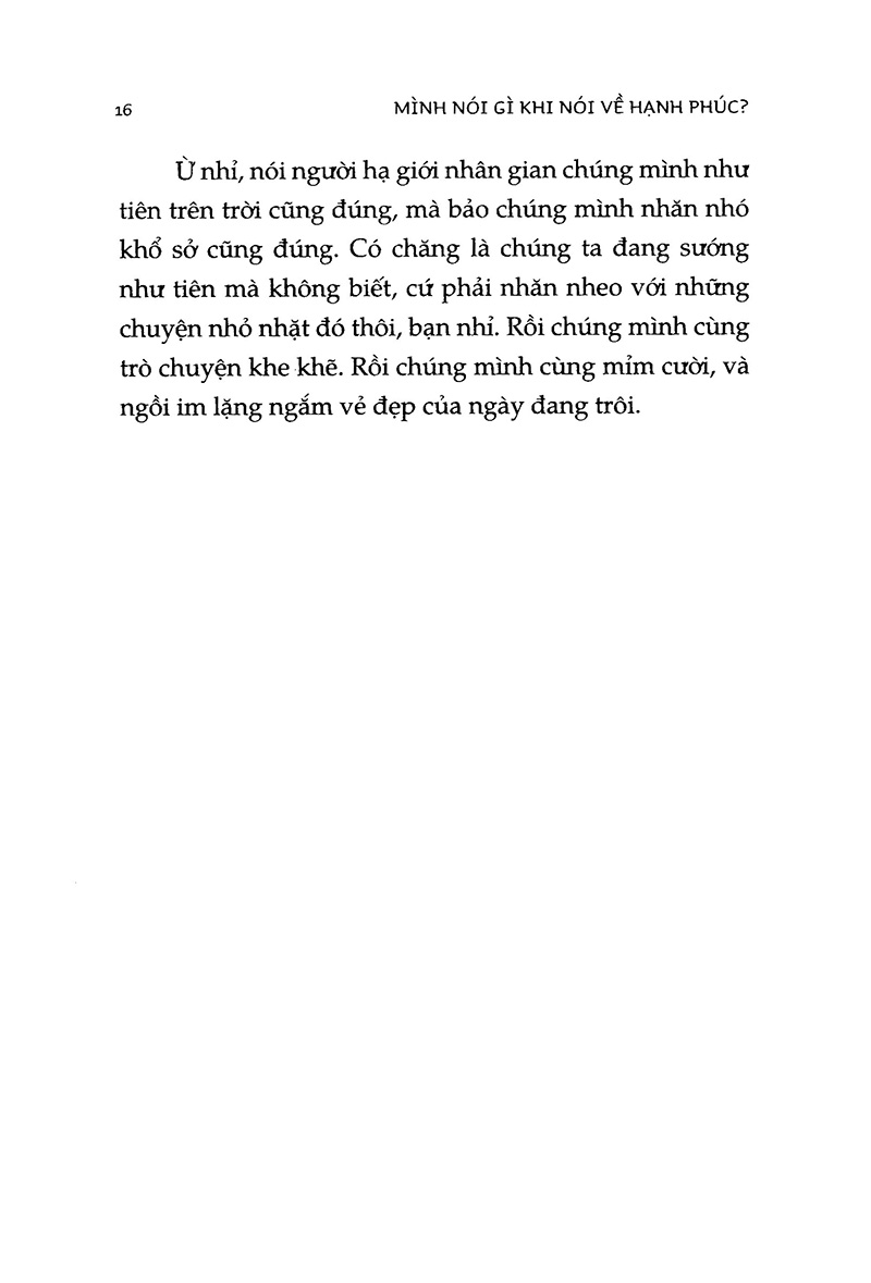 mình nói gì khi nói về hạnh phúc (tái bản 2022)