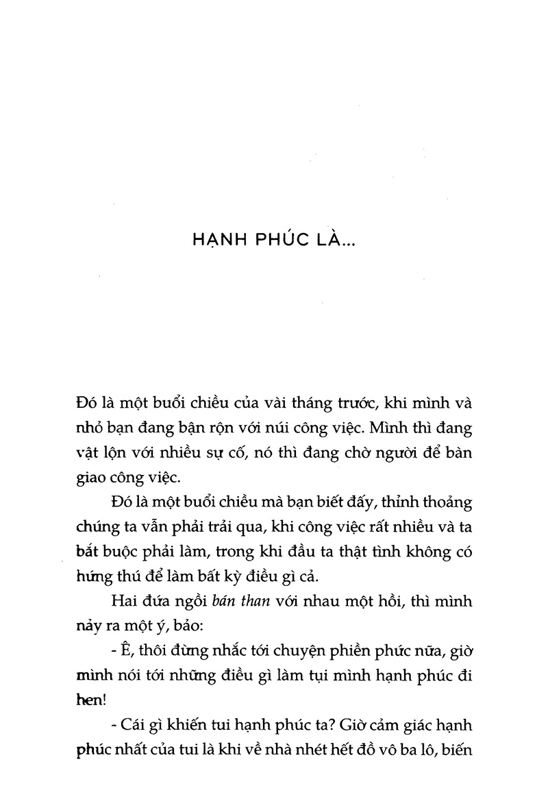 mình nói gì khi nói về hạnh phúc (tái bản 2022)