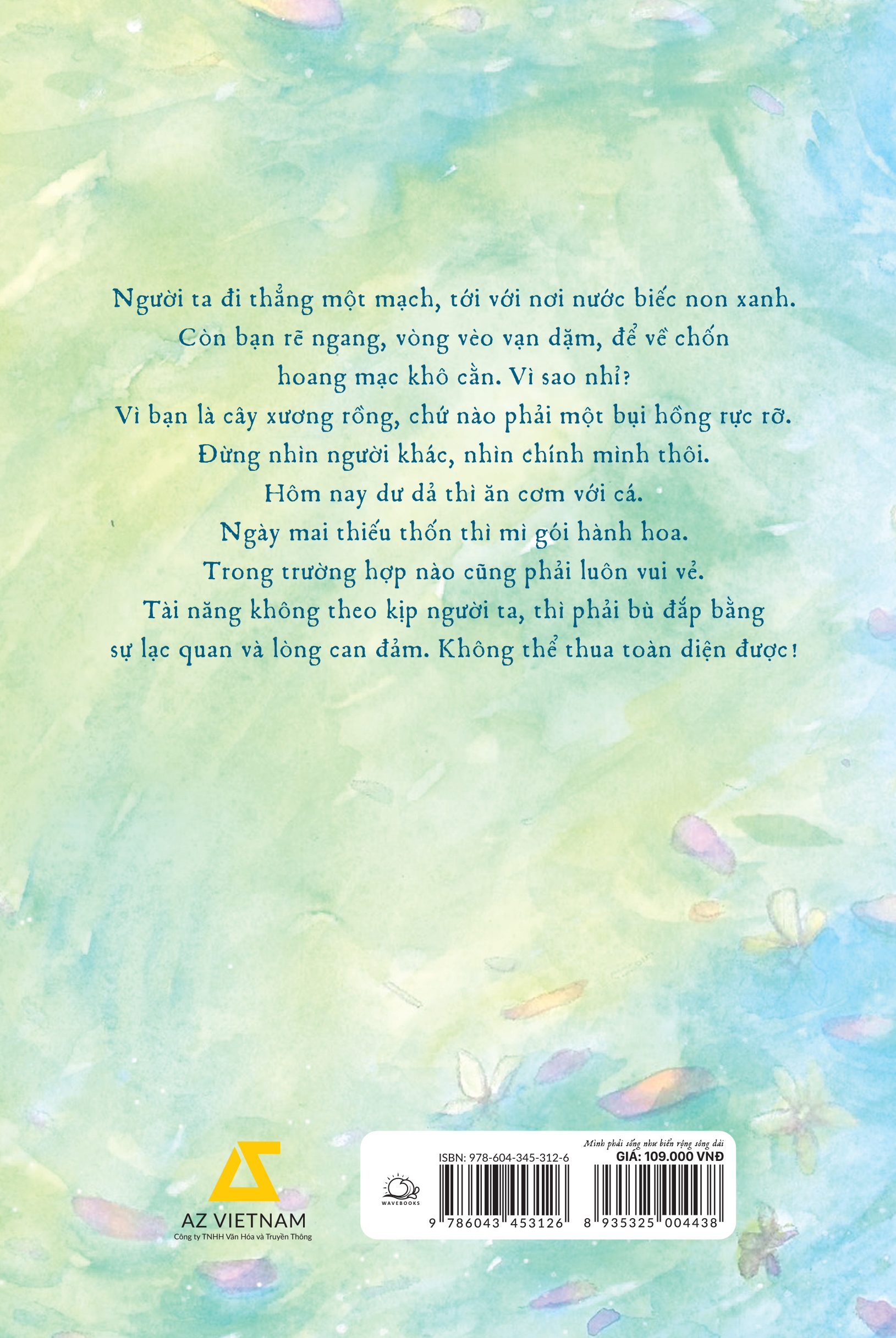 mình phải sống như biển rộng sông dài