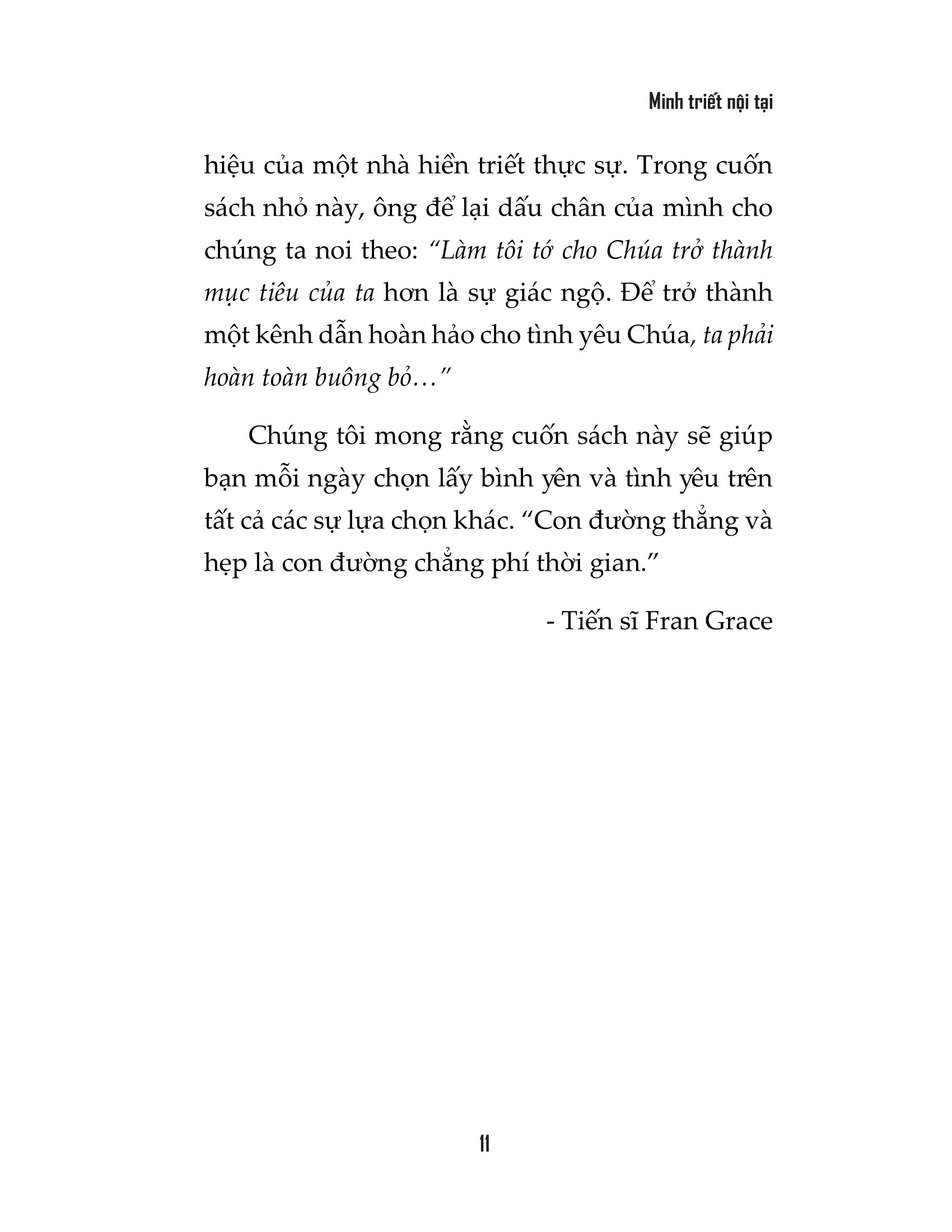 minh triết nội tại