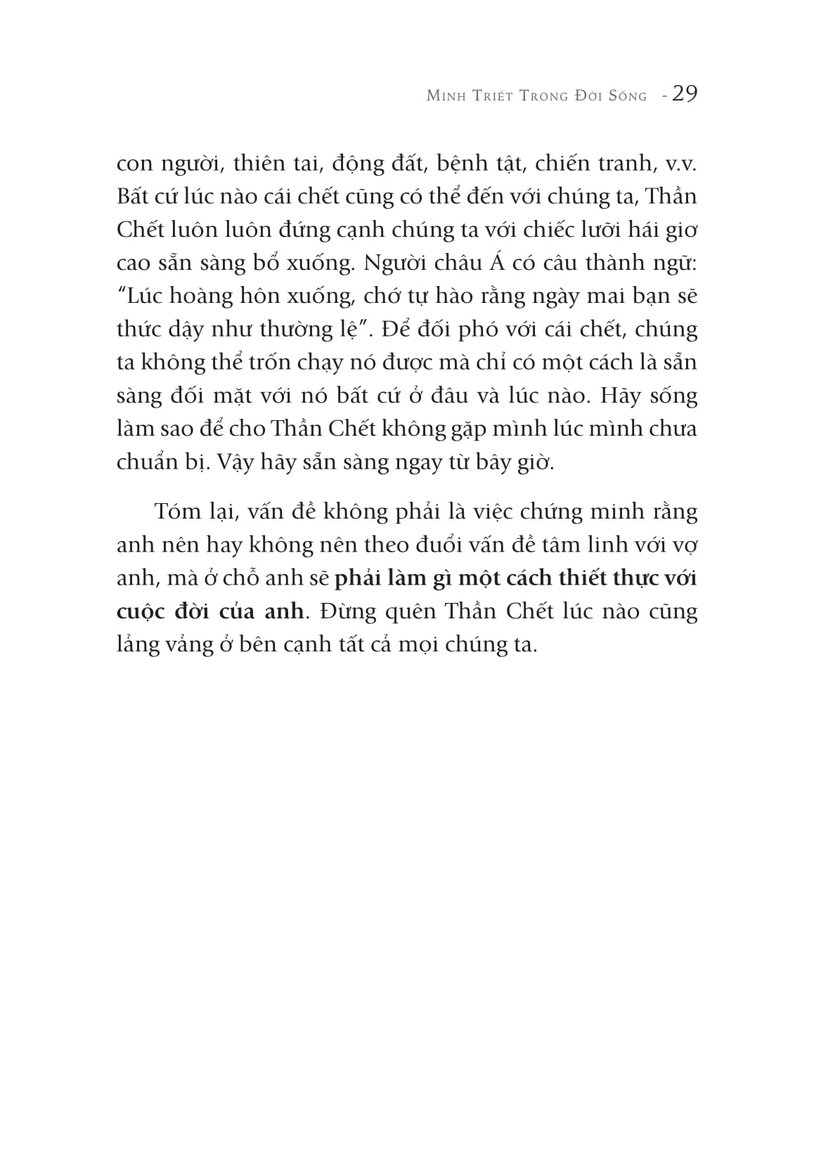 minh triết trong đời sống (tái bản 2021)