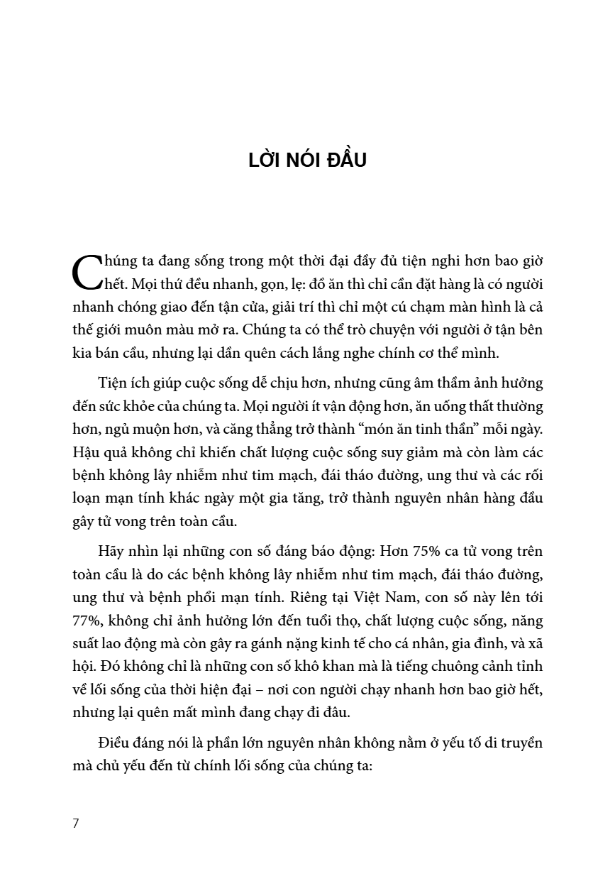 Minh Triết Trong Lối Sống - Hành Trình Để Có Sức Khoẻ Toàn Diện Và Phòng Chống Bệnh Không Lây Nhiễm