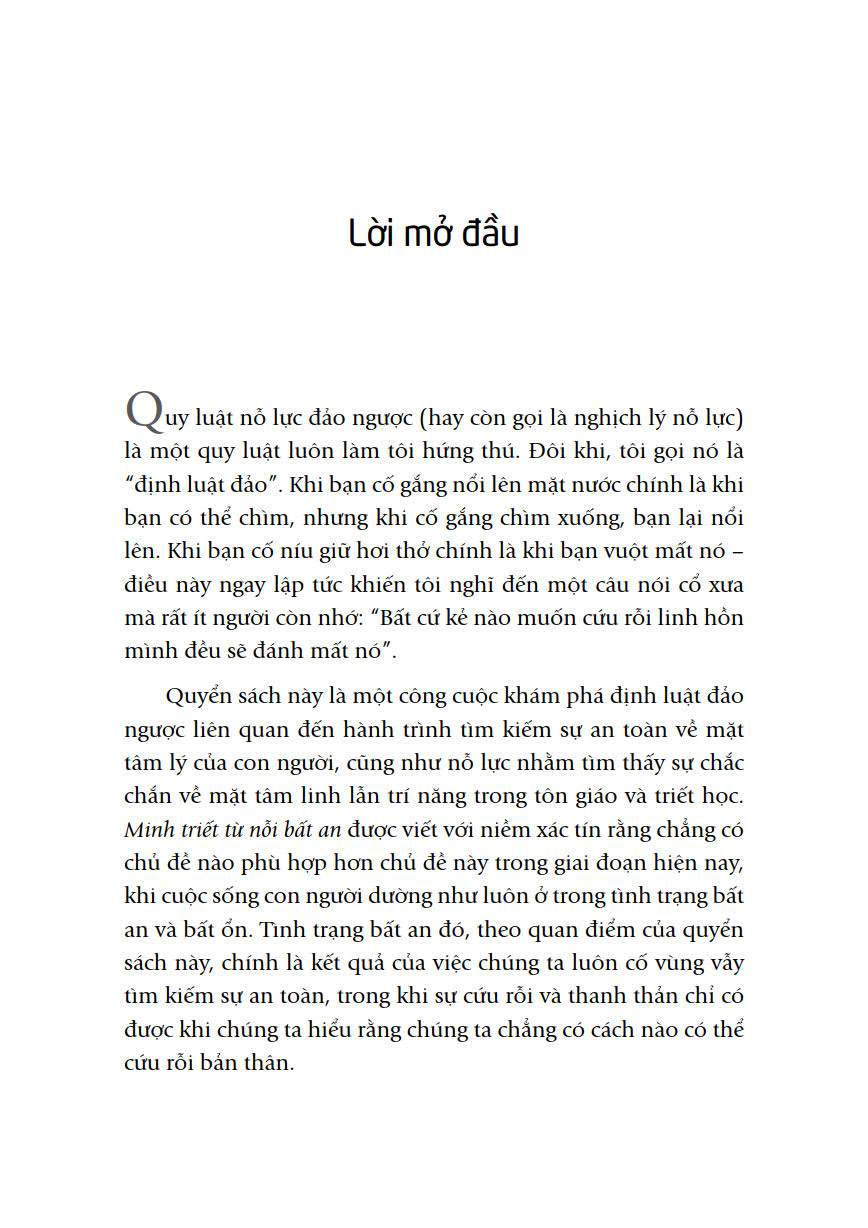 Minh Triết Từ Nỗi Bất An - The Wisdom Of Insecurity