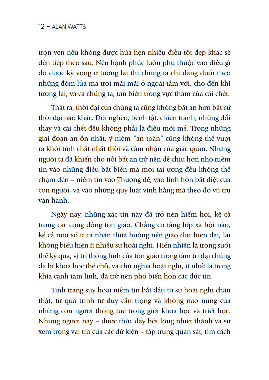 Minh Triết Từ Nỗi Bất An - The Wisdom Of Insecurity