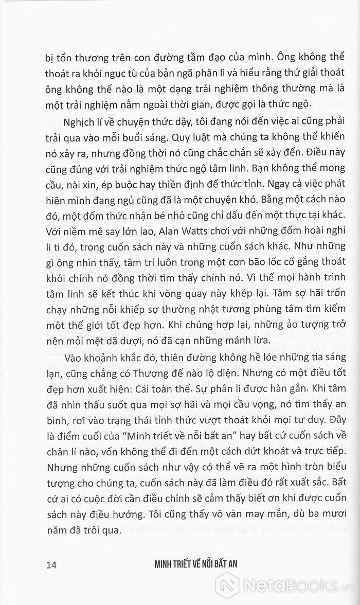 minh triết về nỗi bất an - một thông điệp cho thời đại đầy lo âu (tái bản 2023)