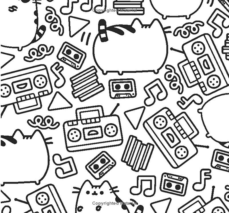 mini pusheen coloring book (a pusheen book)