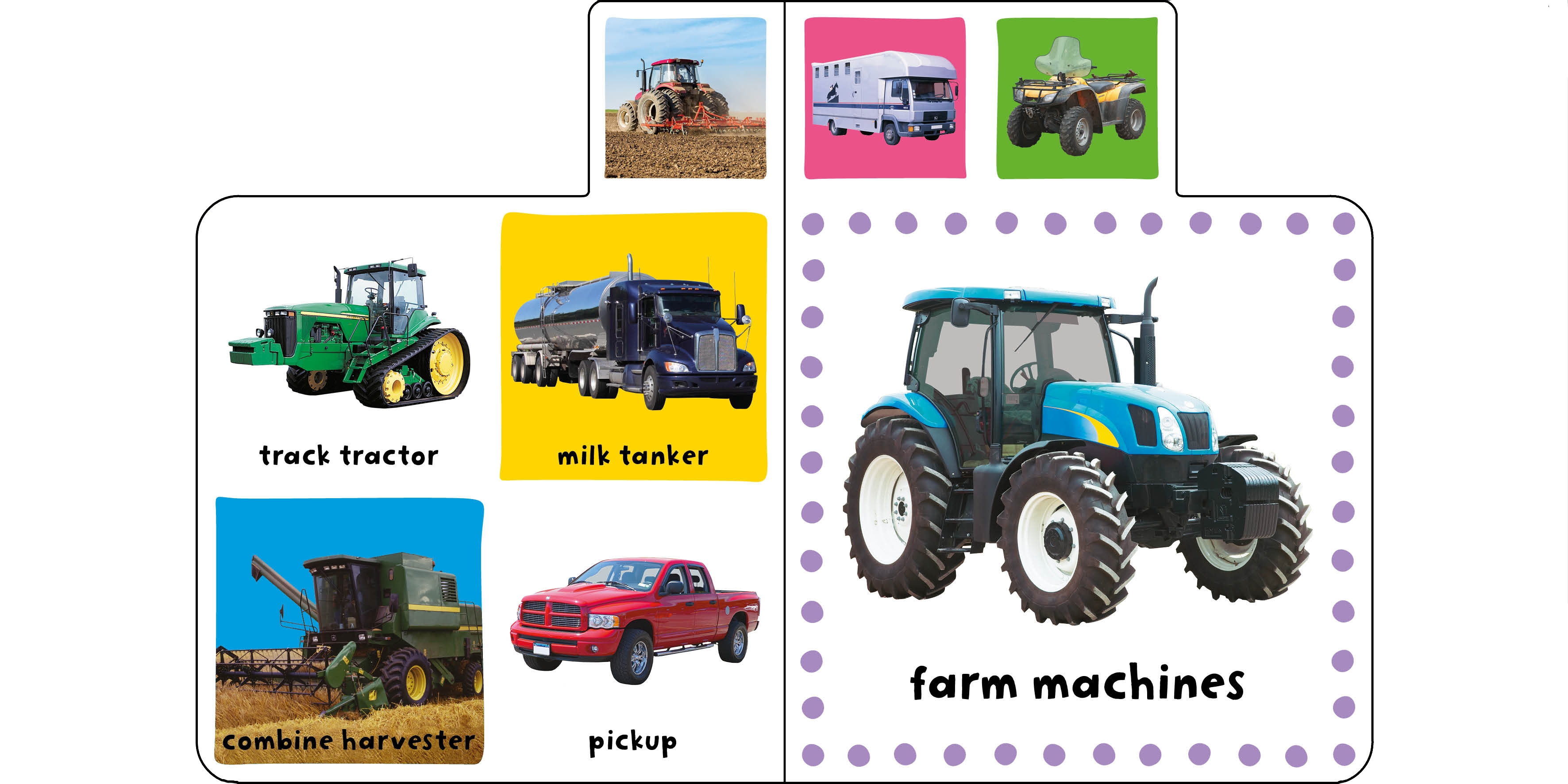 mini tab books: farm