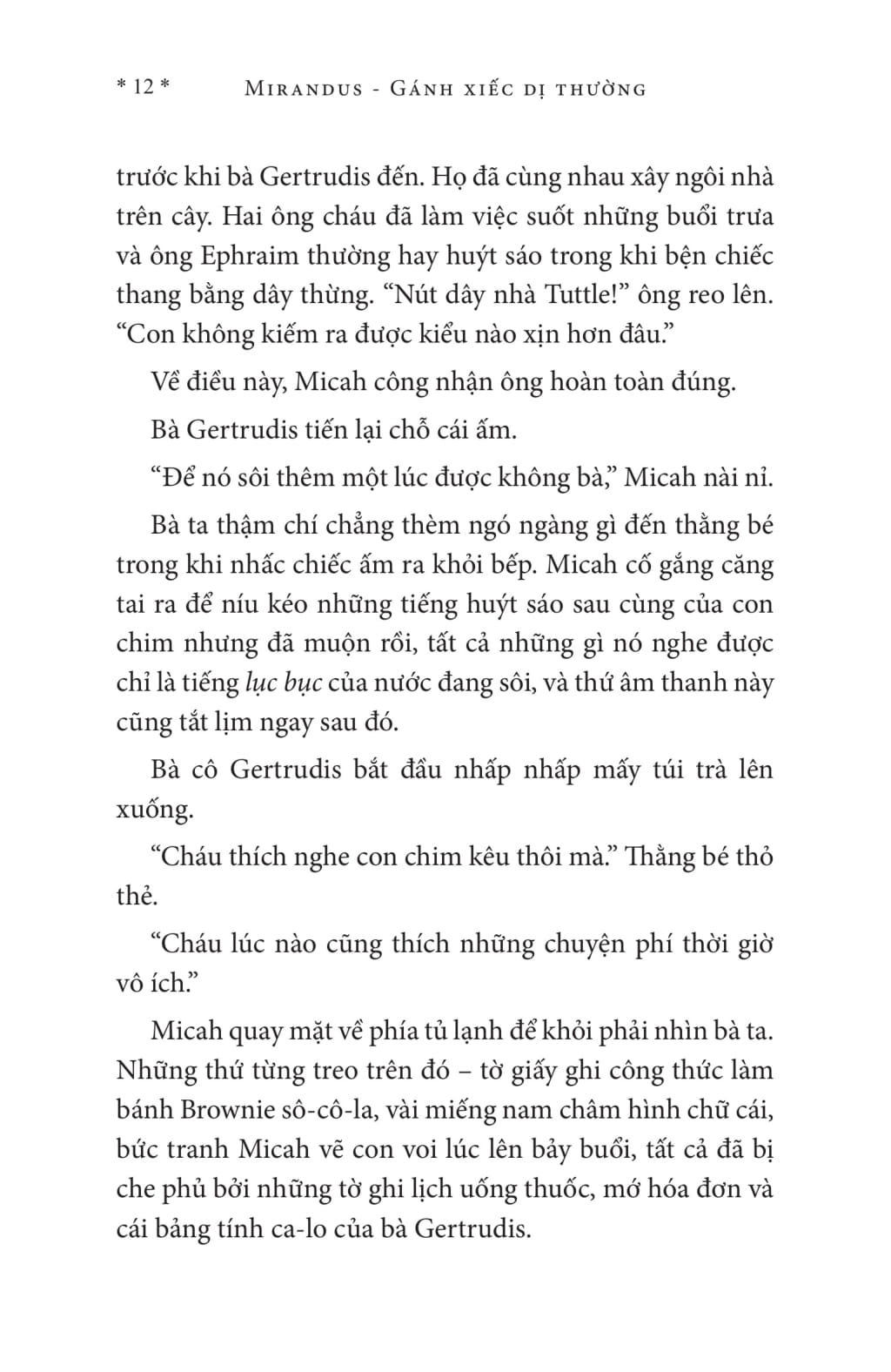 mirandus - gánh xiếc dị thường