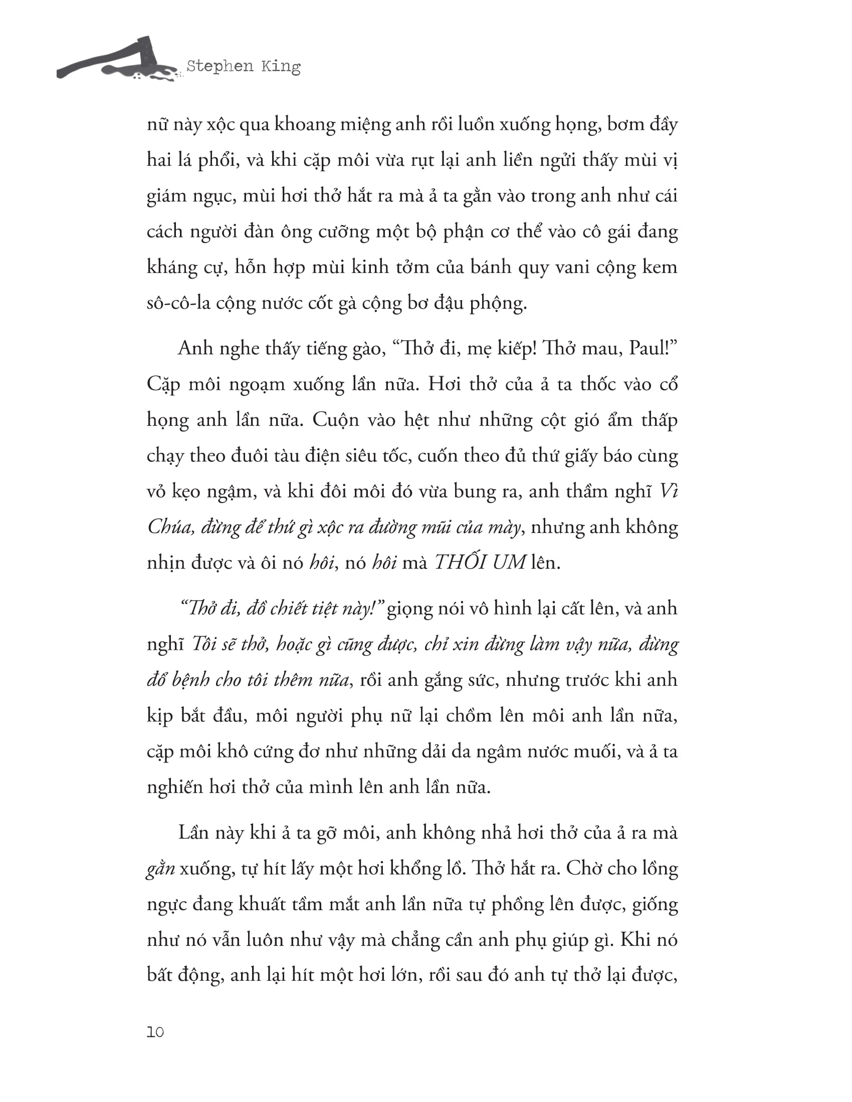 misery - chiếc máy đánh chữ đẫm máu ở vùng núi tuyết