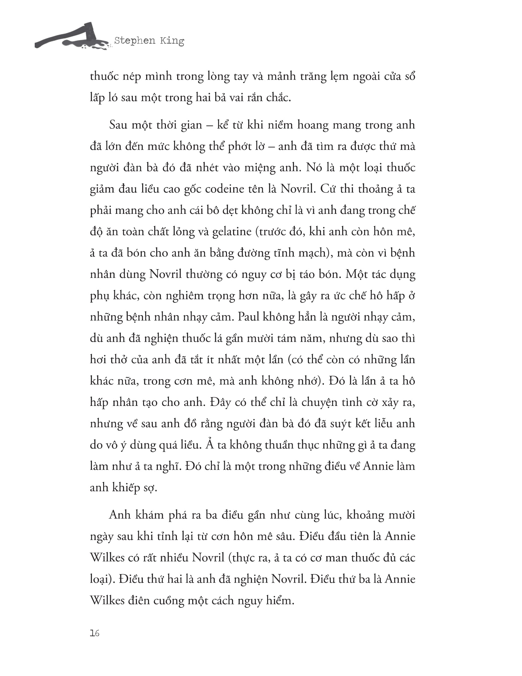 misery - chiếc máy đánh chữ đẫm máu ở vùng núi tuyết