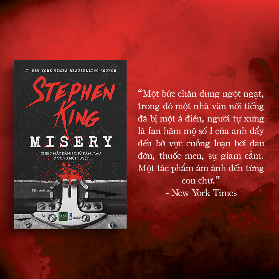 misery - chiếc máy đánh chữ đẫm máu ở vùng núi tuyết