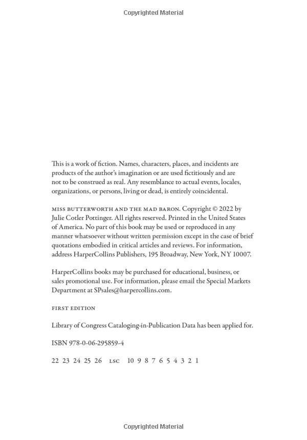 miss butterworth and the mad baron: a graphic novel